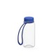 Trinkflasche Refresh klar-transparent inkl. Strap 0,4 l - transparent/blau